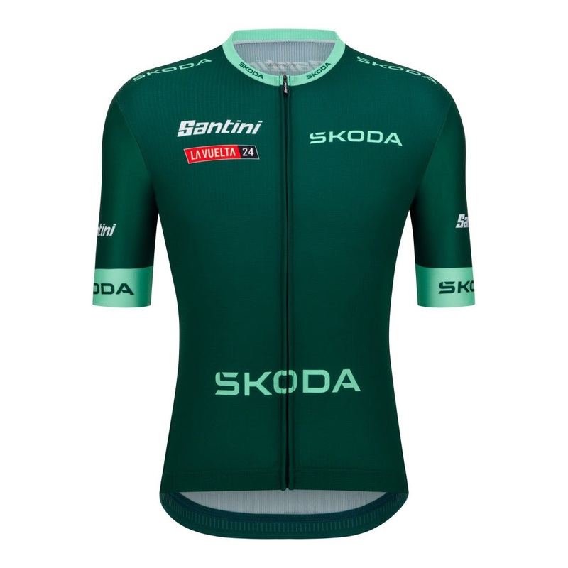 Santini Vuelta Espana green jersey 2024