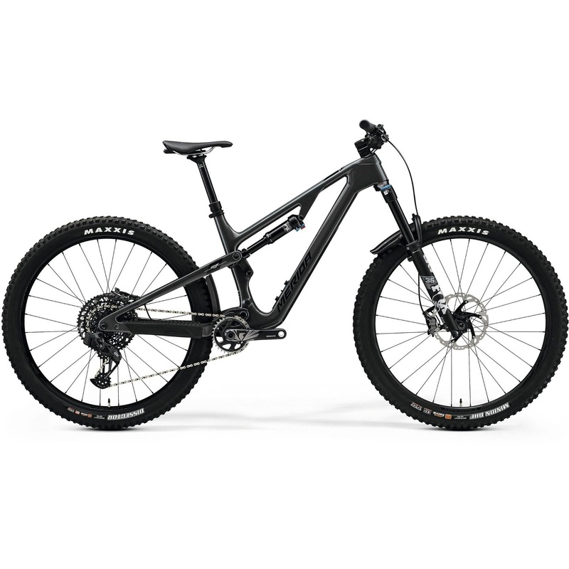 Merida One-Forty 8000 Dual Suspension Mountain Bike Grey Black/Silver