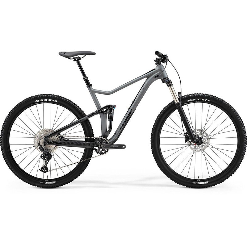 Merida One-Twenty 400 Dual Suspension Mountain Bike Grey/Glossy Black