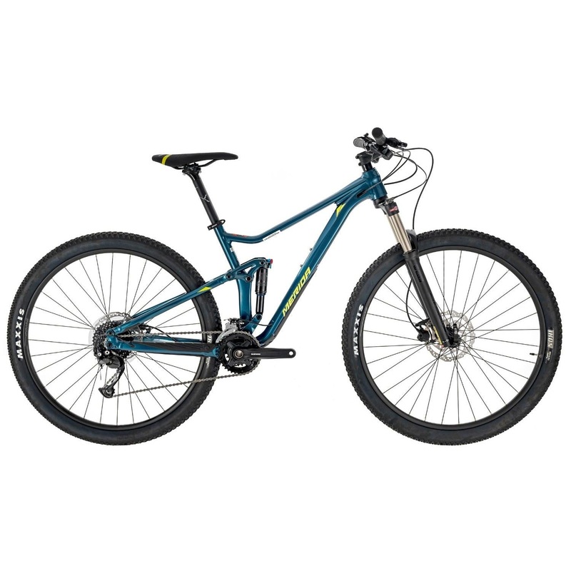 Merida One-Twenty RC 300 Dual Suspension Mountain Bike Teal-Blue/Lime