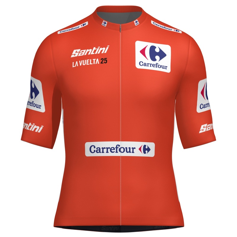 Santini Red Vuelta Espana 2025 jersey