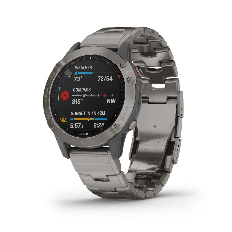 Garmin Fenix 6 Watch Sapphire Titanium/Grey