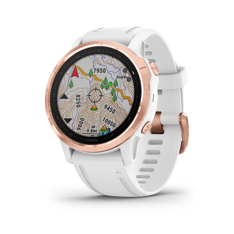 Garmin Fenix 6S Pro GPS Watch Rose Gold/White