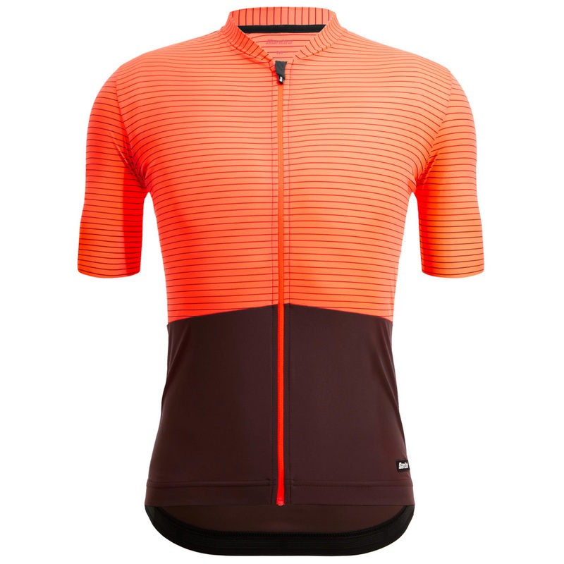 Jersey Santini Color Stripe - Orange