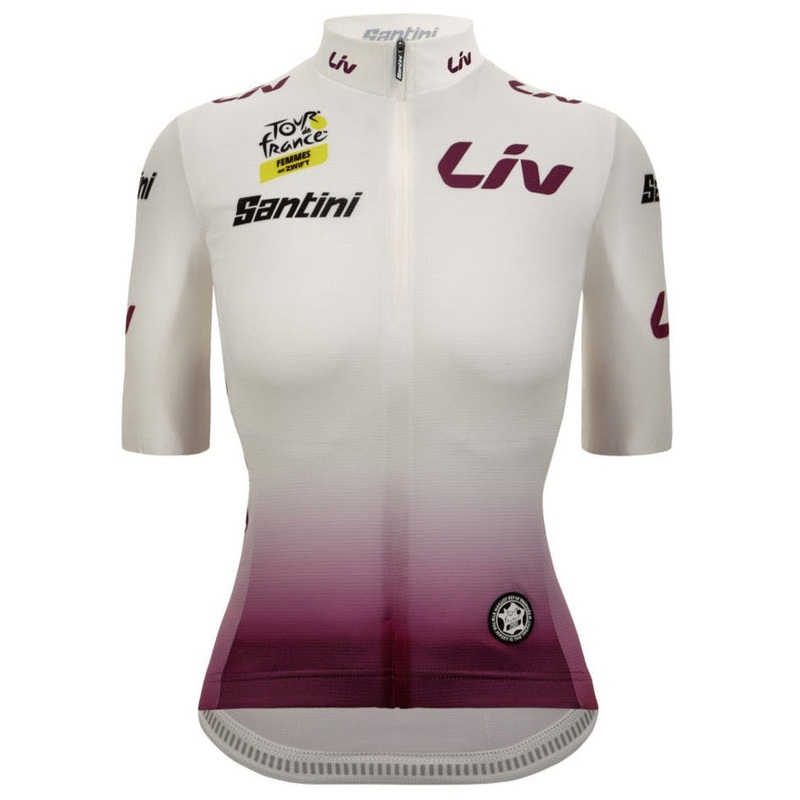 Jersey women White Tour de France 2025 Fan Line