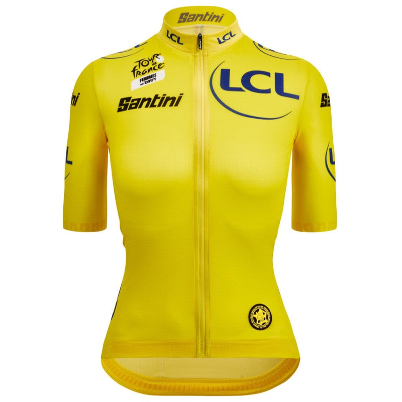 Jersey Yellow women Tour de France 2025 Fan Line