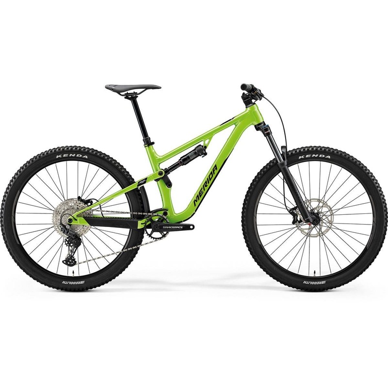 Merida One-Forty 400 Dual Suspension Mountain Bike Metallic Green/Black
