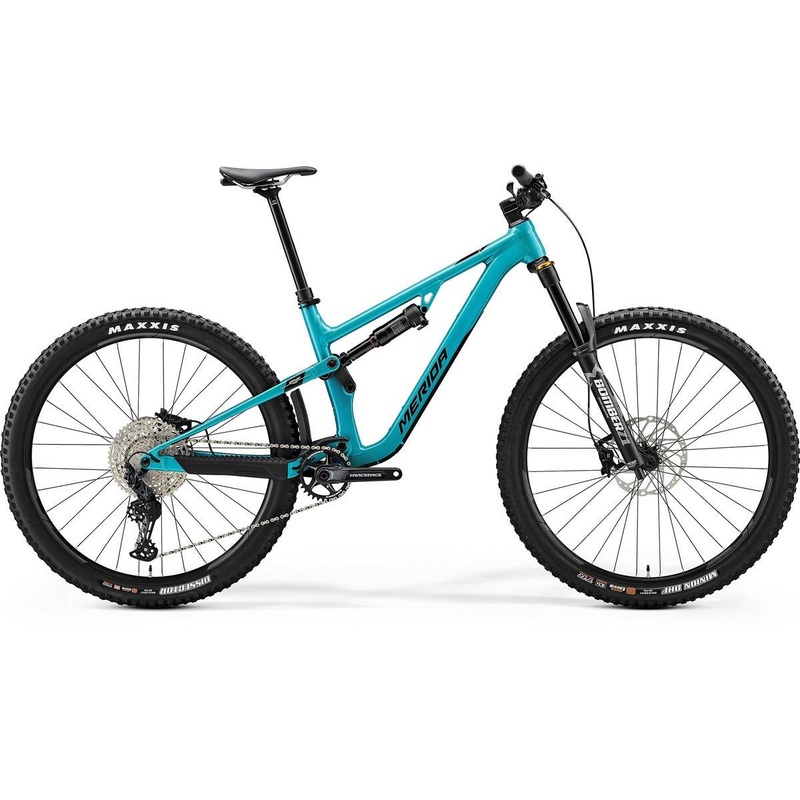 Merida One-Forty 700 Dual Suspension Mountain Bike Metallic Teal/Black