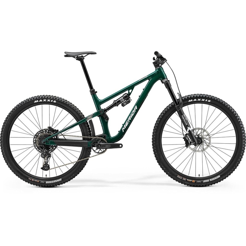 Merida One-Forty 700 Enduro Bike Deep Forest Green/Grey