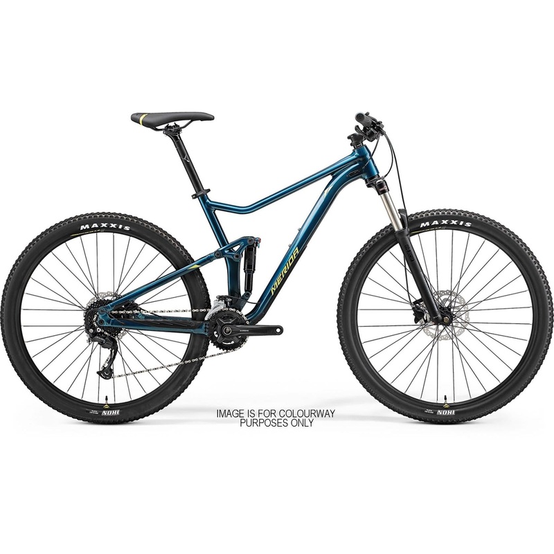 Merida One Twenty RC 300 Mountain Bike Teal Blue/Lime (2021)