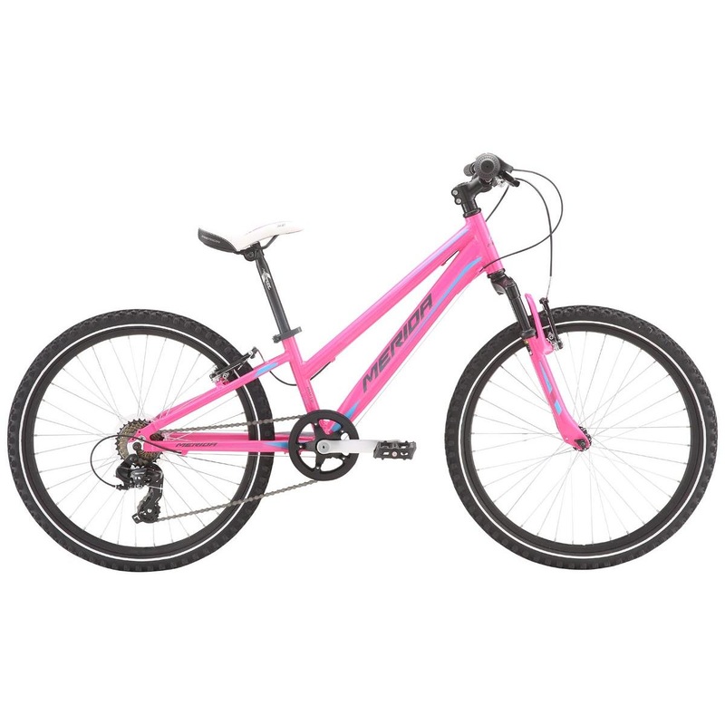 Merida Matts J24 Kids Bike Pink Barbie Blue/Grey