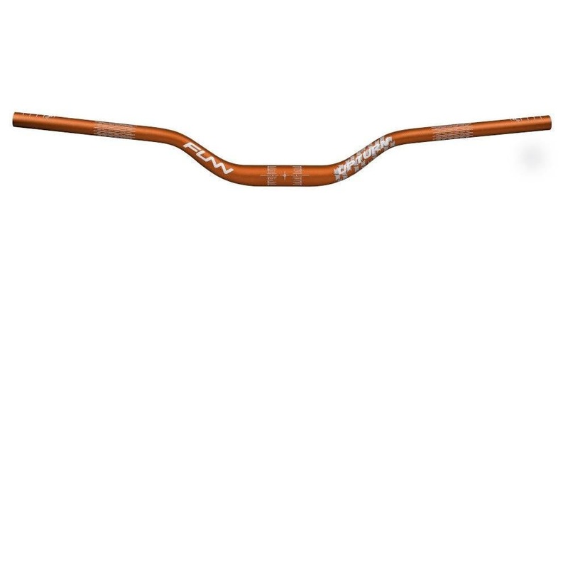 FUNN Upturn Handlebar 31.8mm Diameter 785mm Width 55mm Rise Orange