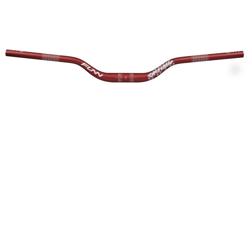 FUNN Upturn Handlebar 31.8mm Diameter 785mm Width 55mm Rise Red