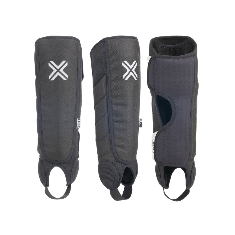 Fuse Armour Alpha Whip Shin Pad Large Black
