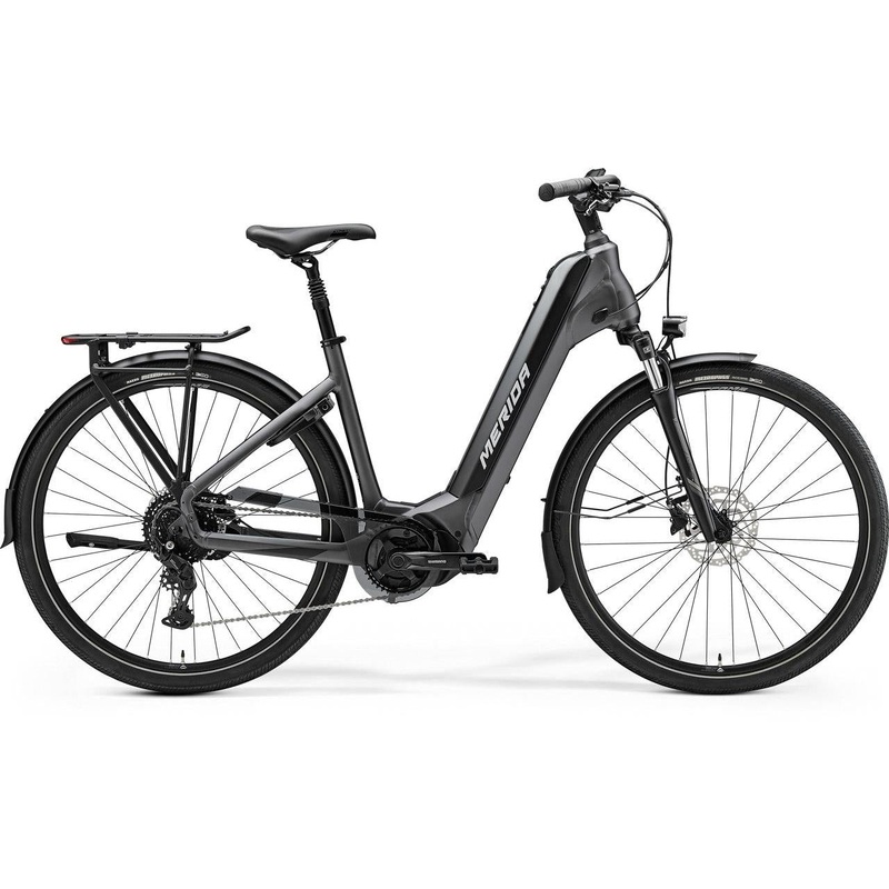 Merida eSpresso City 300 SE EQ Electric Hybrid Bike Matt Dark Silver/Black