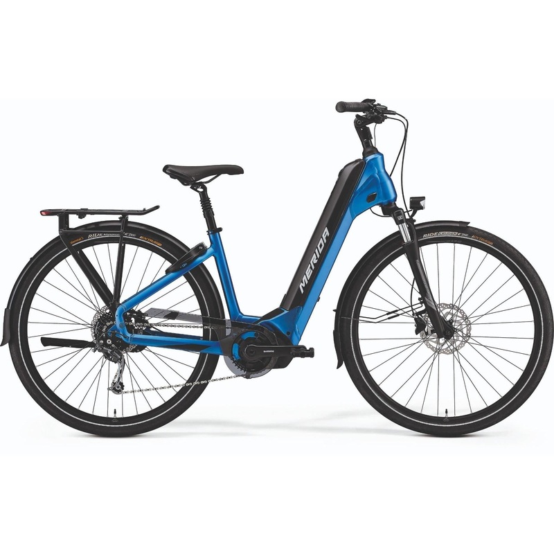 Merida eSpresso City 400 EQ Electric Hybrid Bike Silk Blue/Black