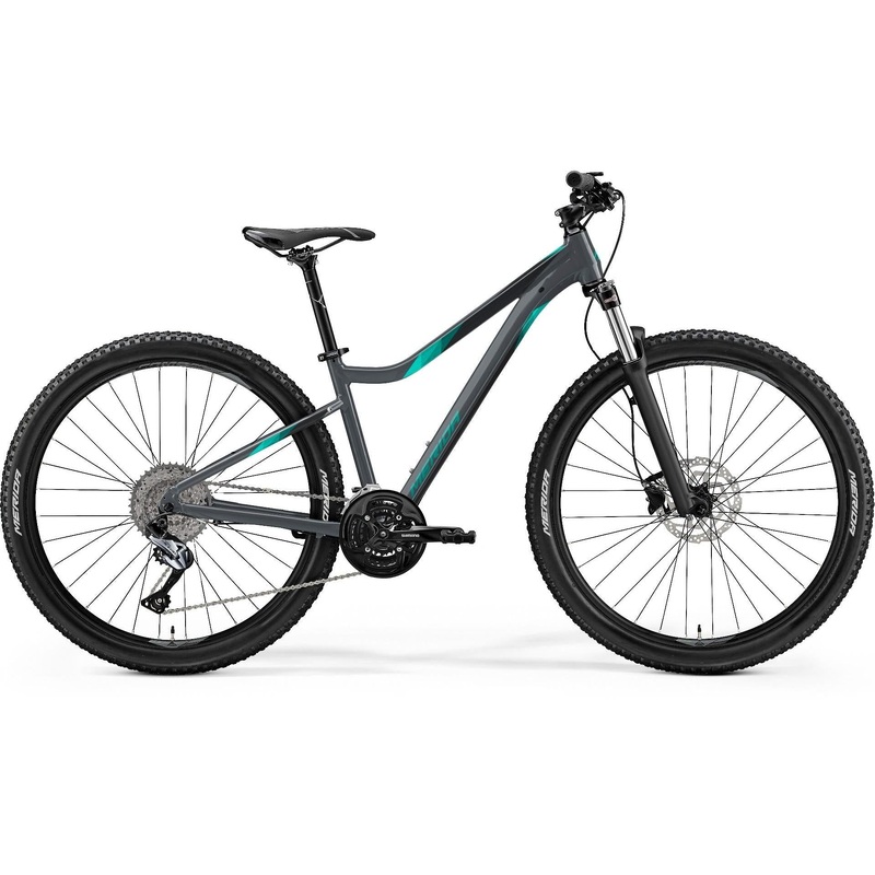 Merida Matts 7.20 D Women's Mountain Bike Matt Anthracite/Teal/Black (2020)