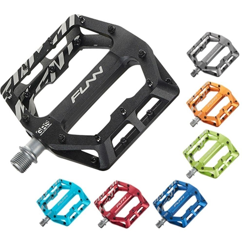 FUNN Funndamental Flat Alloy Pedals (Pins Installed) Black