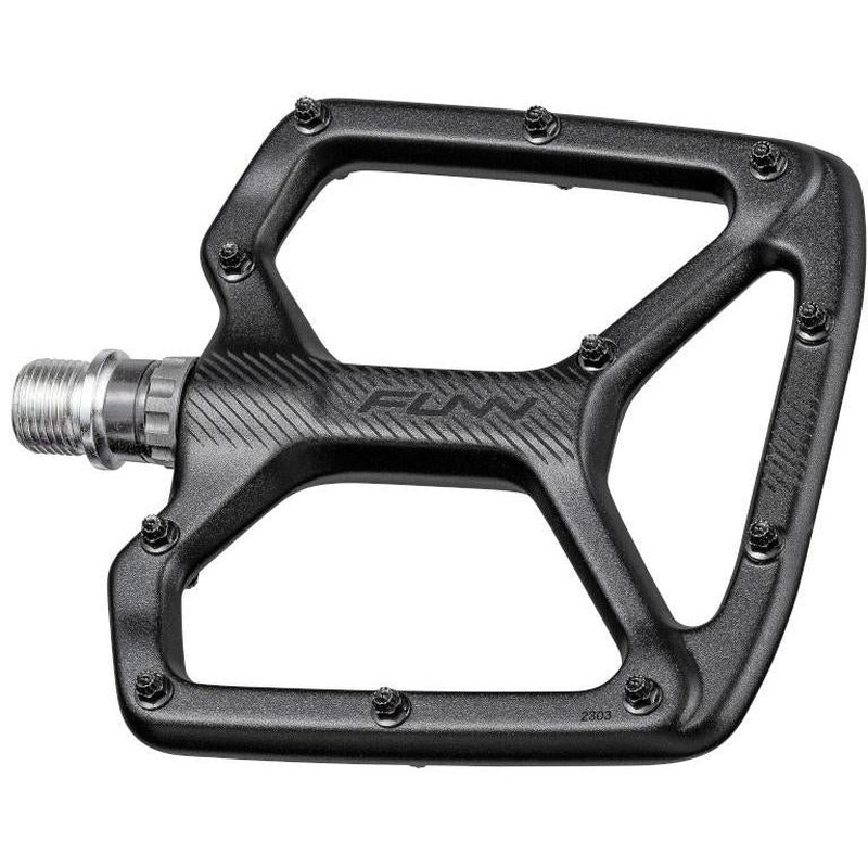 FUNN Python V2 Flat Pedals Black