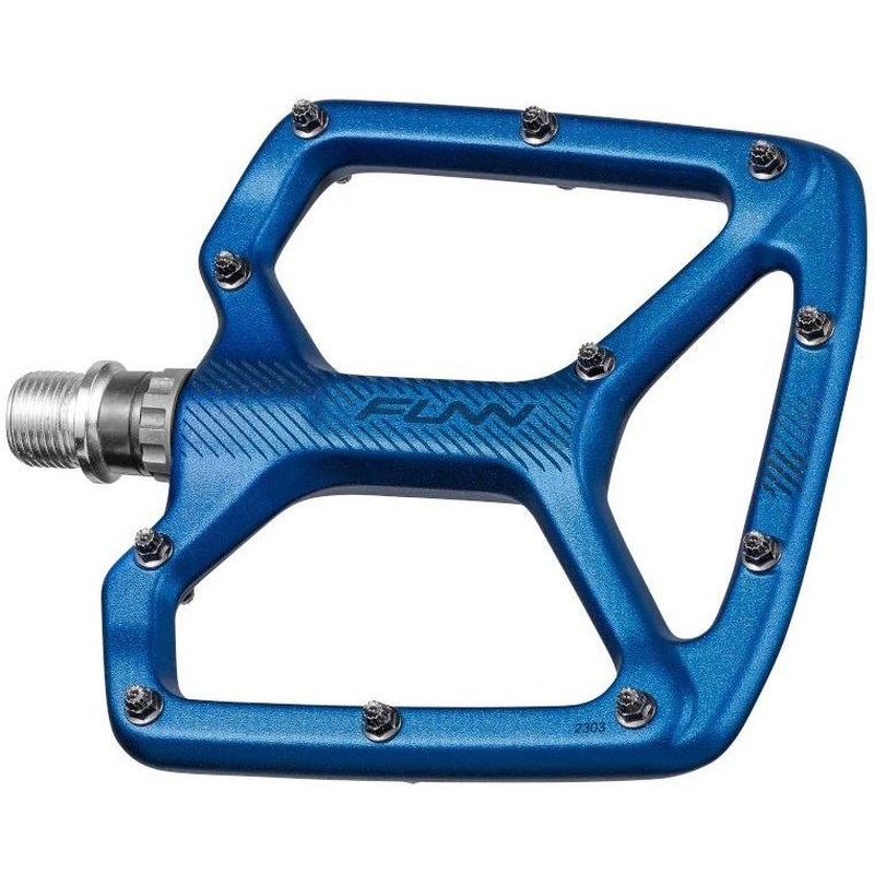 FUNN Python V2 Flat Pedals Blue