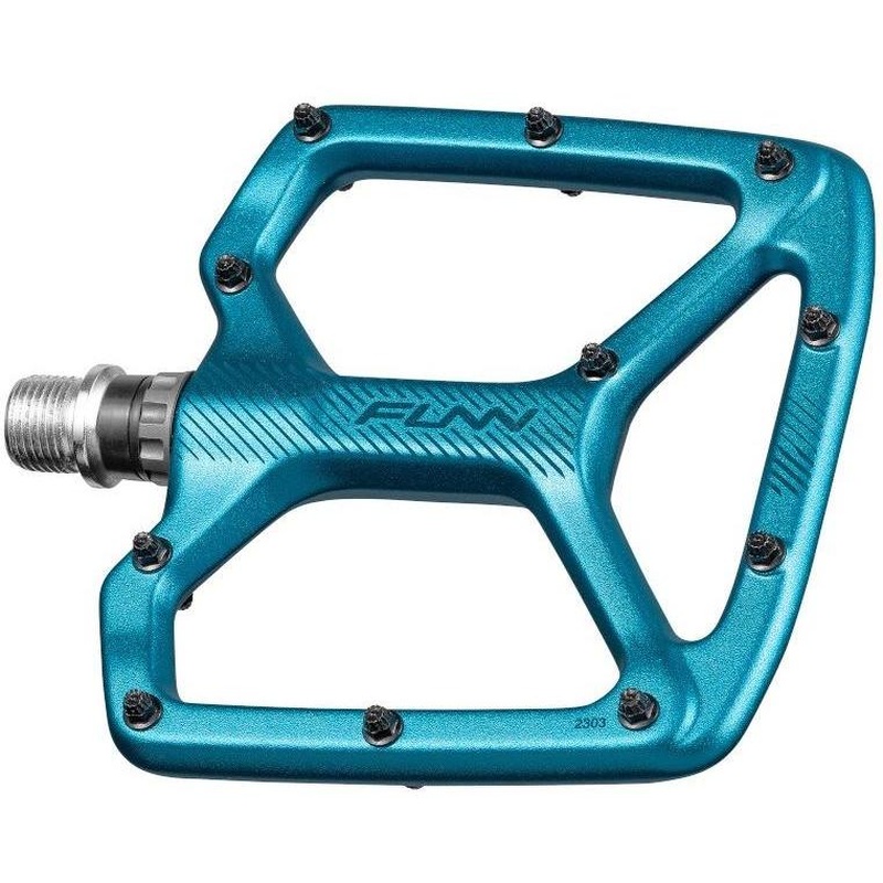 FUNN Python V2 Flat Pedals Turquoise