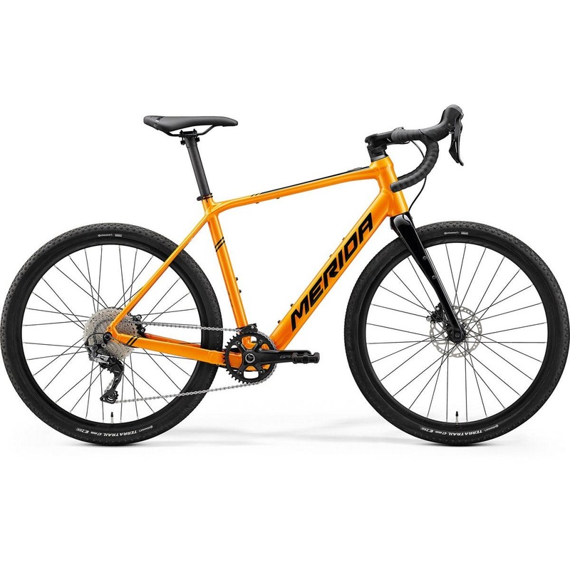 Merida eSilex+ 600 Electric Gravel Bike Orange/Black
