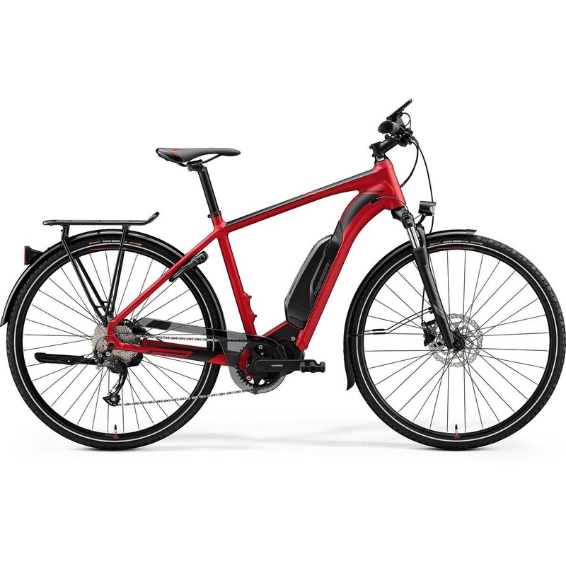 Merida eSpresso 300SE EQ Electric Hybrid Bike Matt Xmas Red/Black (2020)