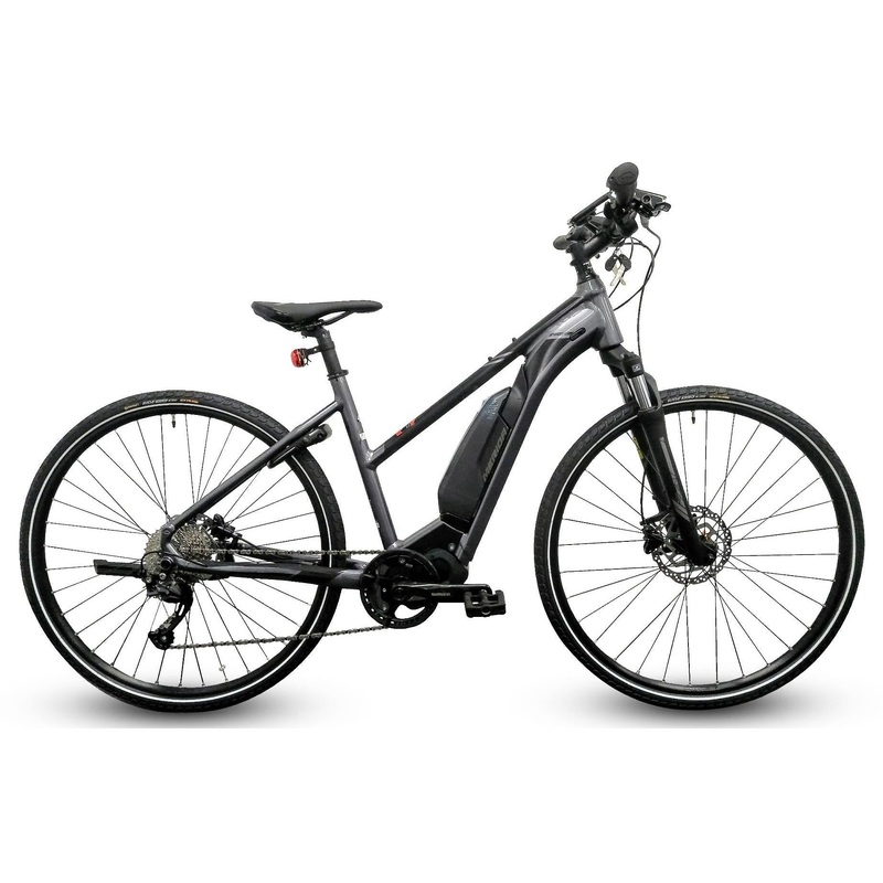 Merida eSpresso 300SE Ladies Electric Hybrid Bike Glossy Anthracite/Matt Black
