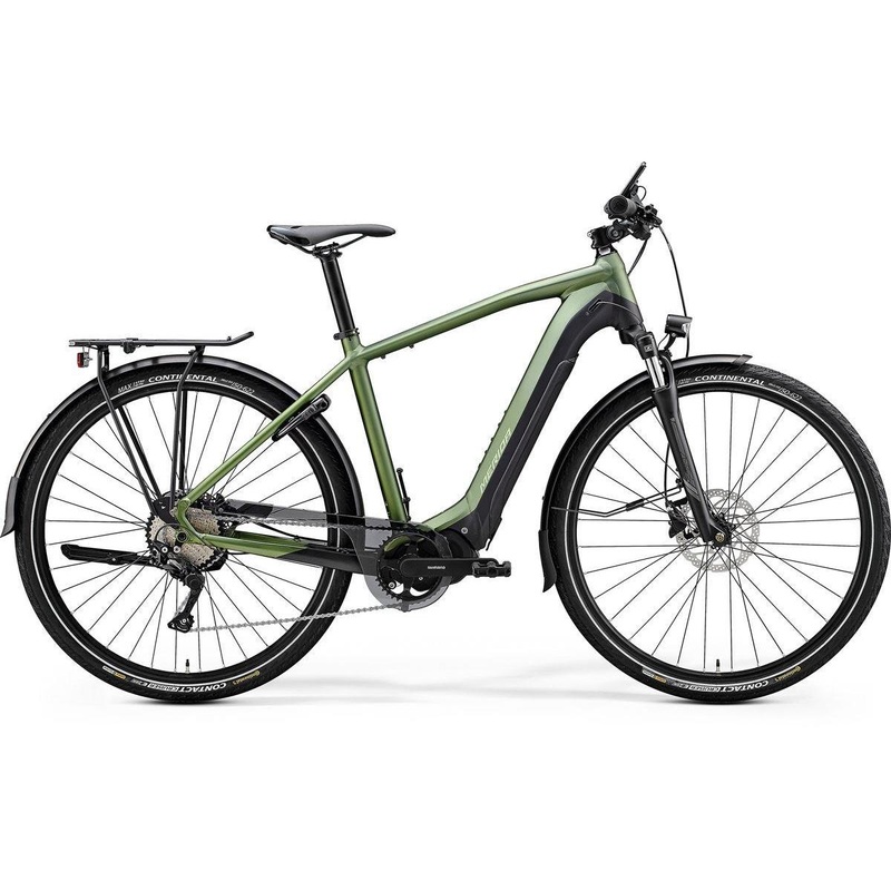 Merida eSpresso 400 EQ Electric Hybrid Bike Matt Green/Black (2020)