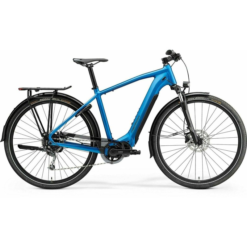 Merida eSpresso 400 S EQ Electric Hybrid Bike Silk Blue/Black