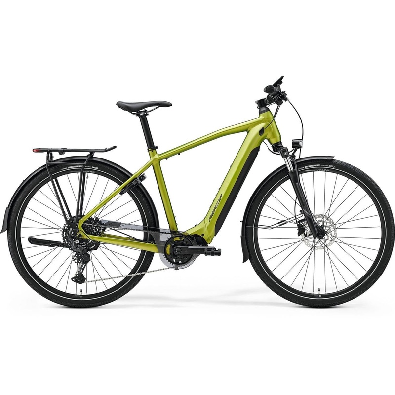 Merida eSpresso 500 EQ Electric Hybrid Bike 630Wh Battery Matte Green/Black