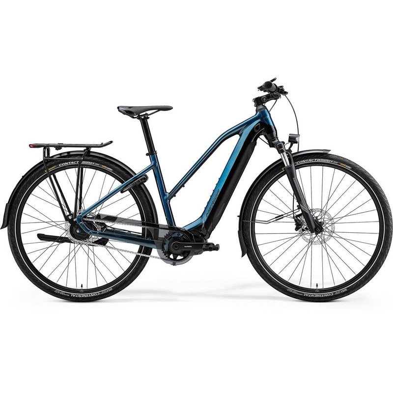 Merida eSpresso 700 EQ Trapeze Electric Hybrid Bike Teal/Black