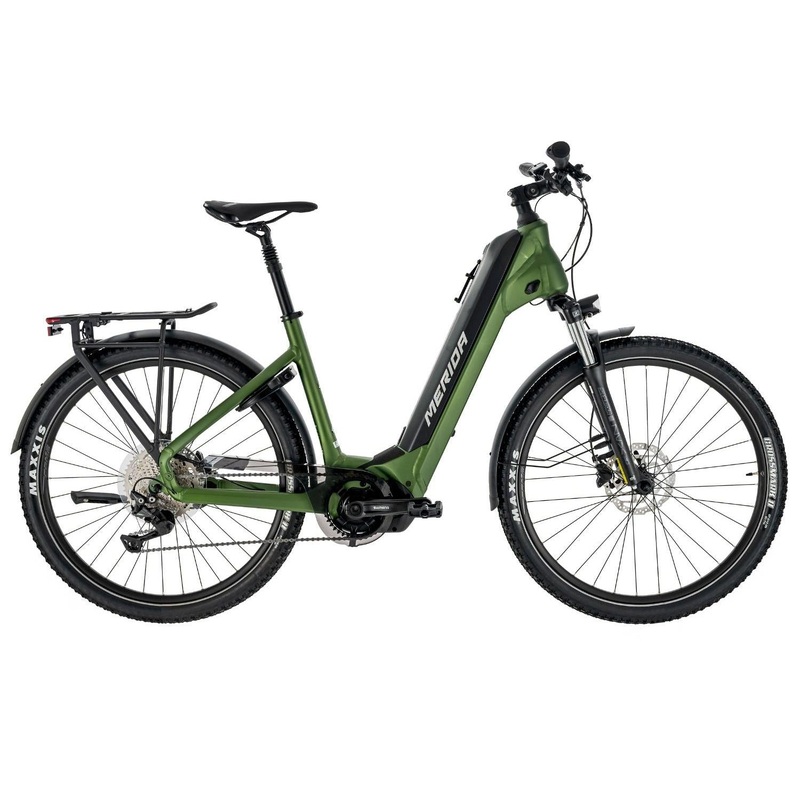 Merida eSpresso CC 400 EQ 630Wh Electric Hybrid Bike Matt Fog Green/Black