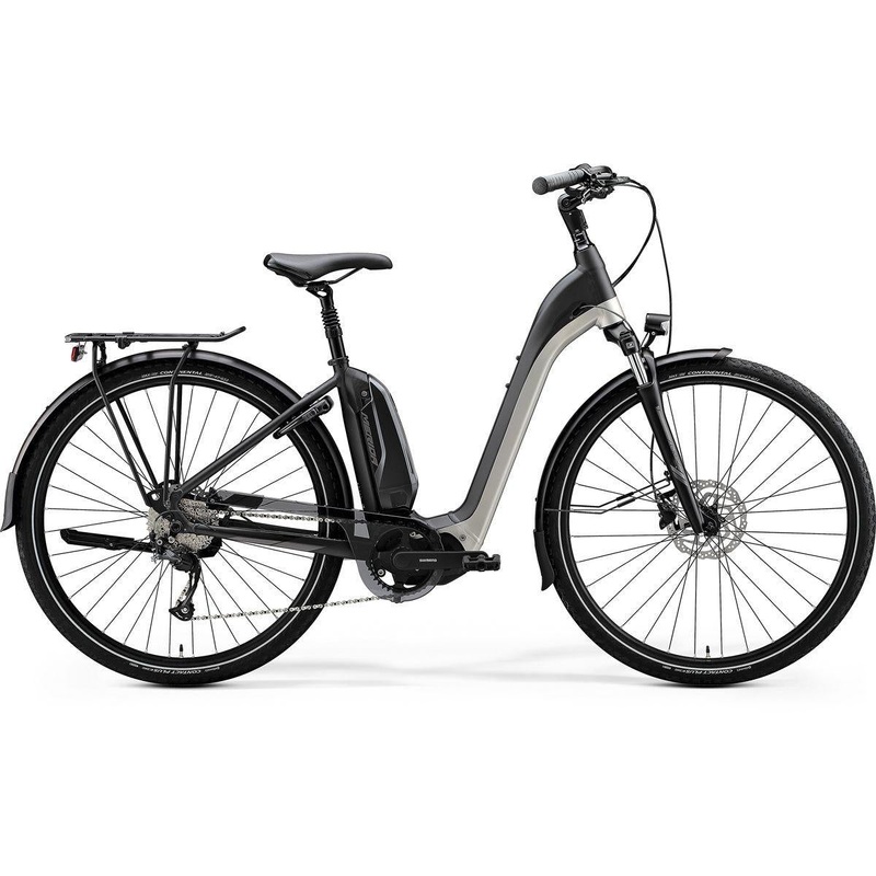 Merida eSpresso City 200 EQ Electric Hybrid Bike Matt Black/Titan Glossy/Dark Silver (2020)