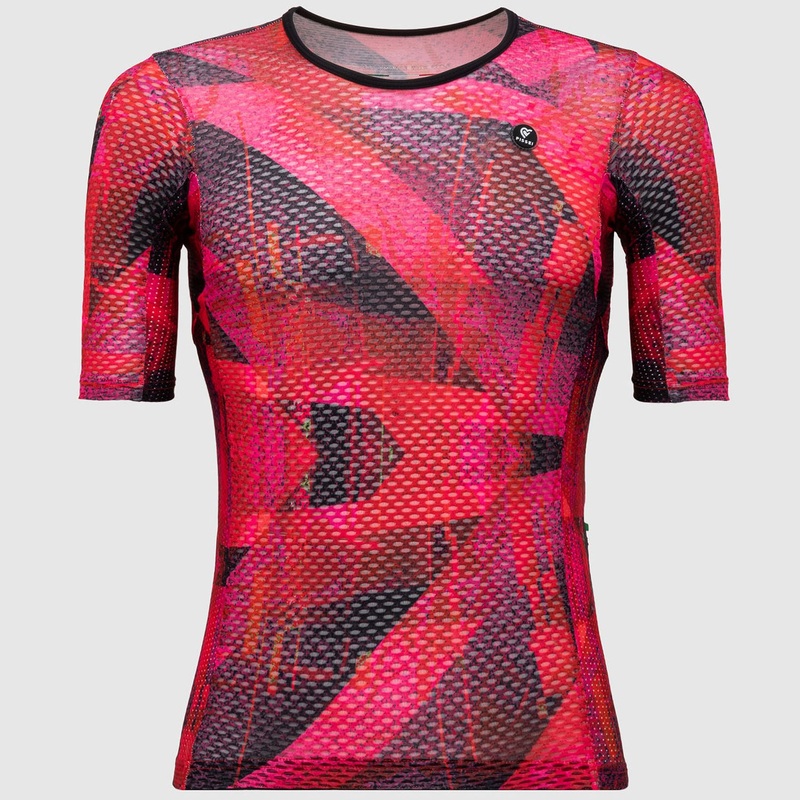 Pissei Vortex jersey - Red black