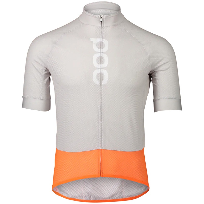 Poc Essential Road Logo jersey - Grey orange