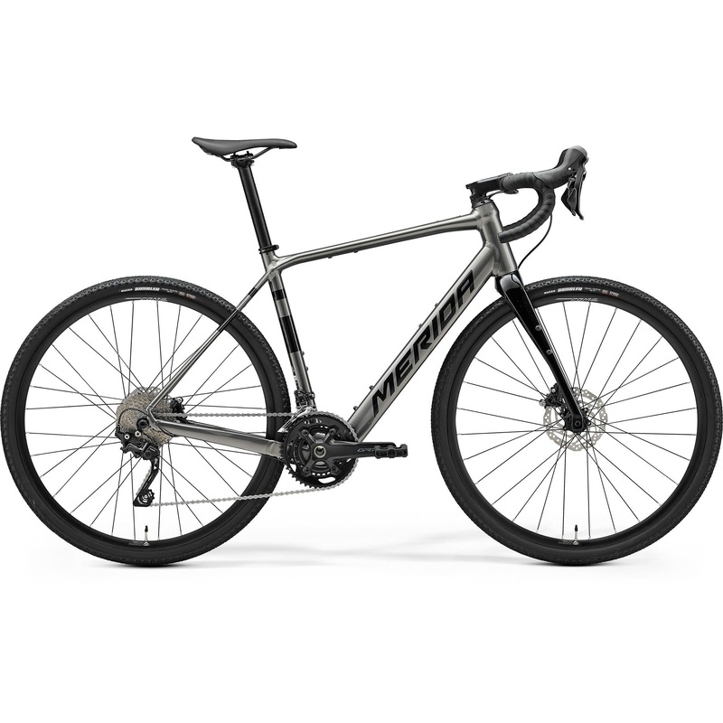 Merida eSilex 400 Electric Gravel Bike Gunmetal Grey/Black