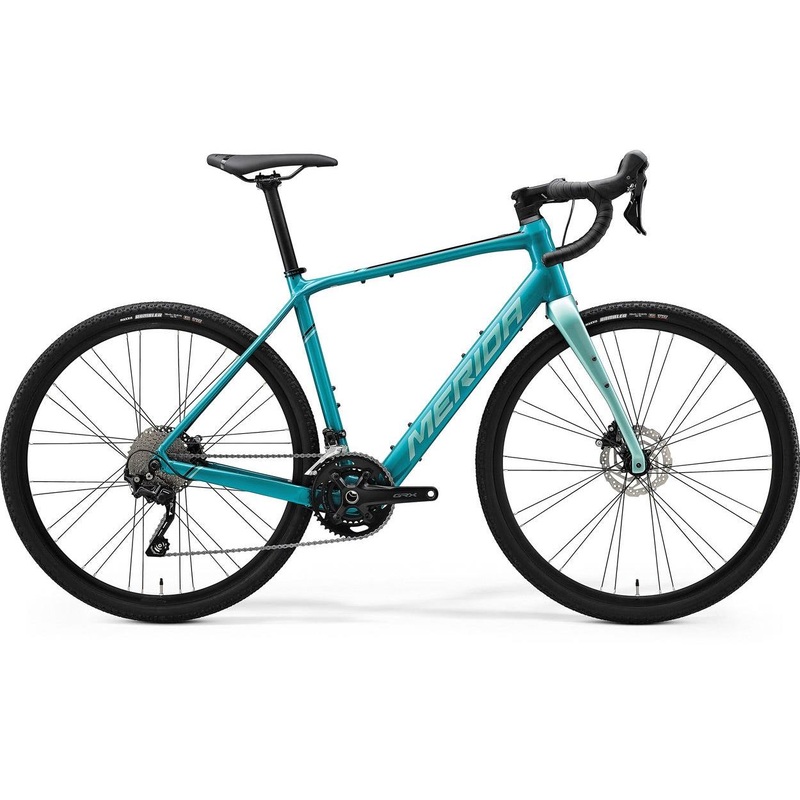 Merida eSilex 400 Electric Gravel Bike Teal Light/Teal Black