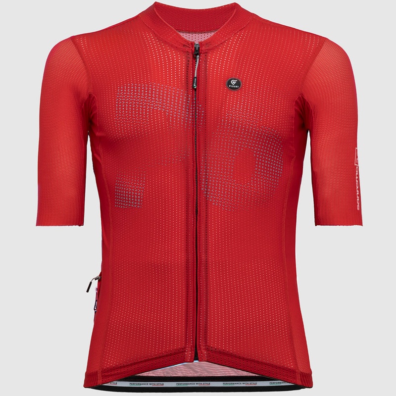 Pissei Sanremo jersey - Red grey