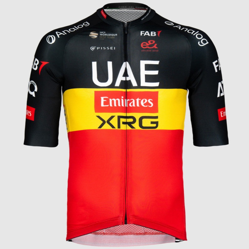 Pissei UAE Team Emirates 2025 jersey - Belgian champion