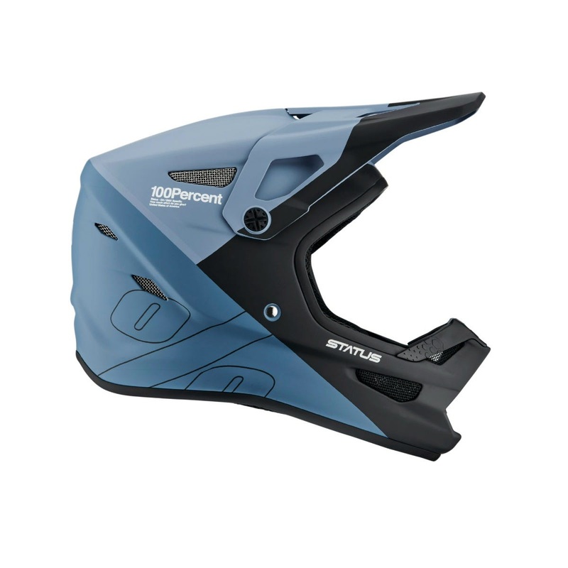 Fullface 100% STATUS Helmet Drop/Steel Blue