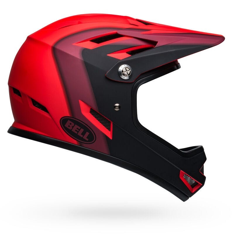 Fullface Bell Sanction Matte Red/Black