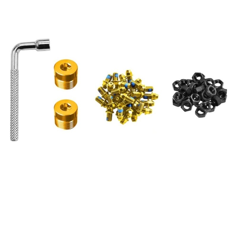FUNN Black Magic Pedal Stud Kit Gold