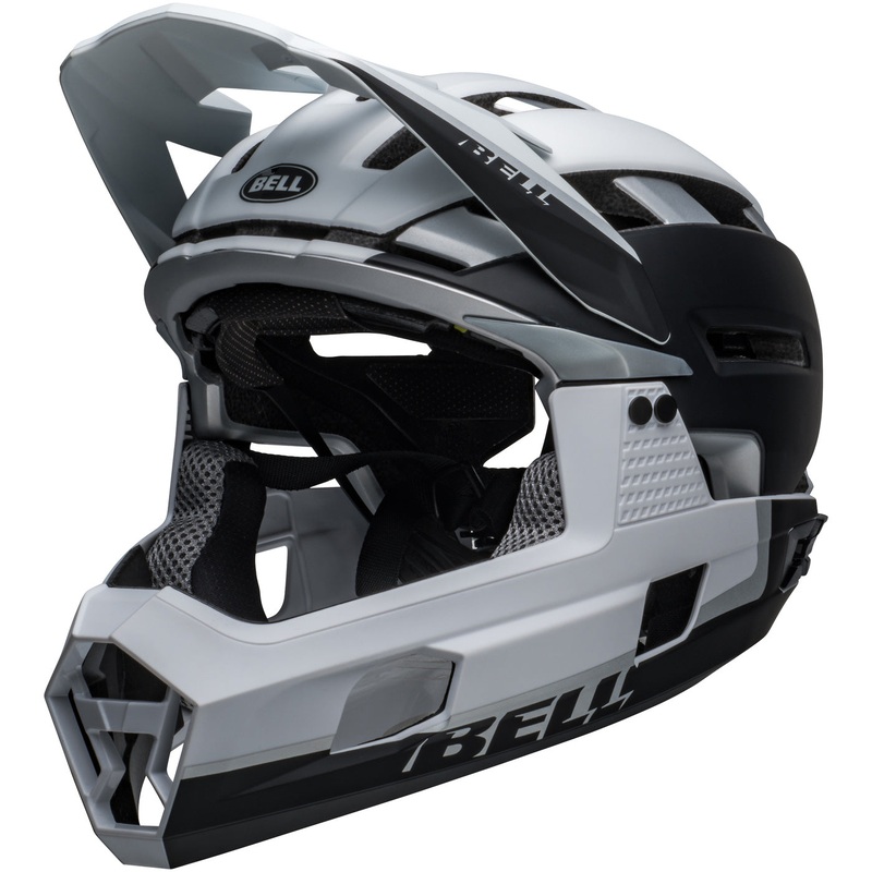Bell Super 3R Mips helmet - Black white