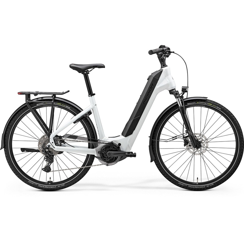 Merida eFloat City 400 EQ Electric Hybrid Bike Pearl White/Gunmetal Grey