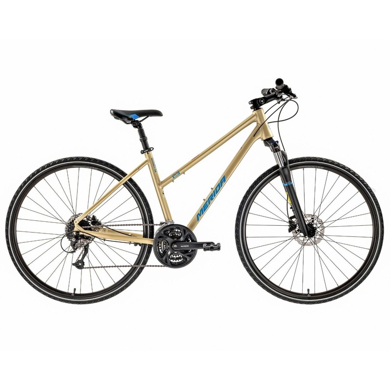 Merida Crossway 40 Hybrid Bike Champagne/Blue