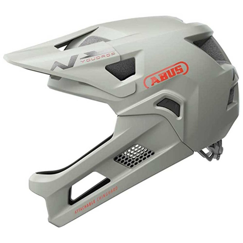 Abus YouDrop FF kid helmet - Grey