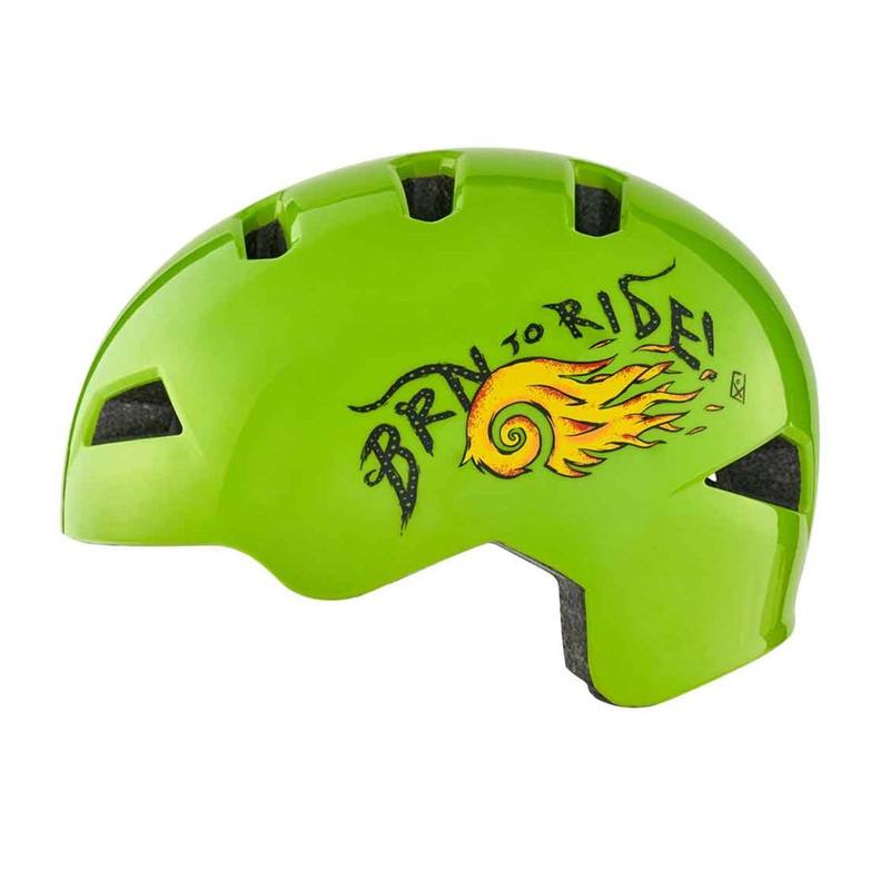 BRN Fiamma kid helmet - Green