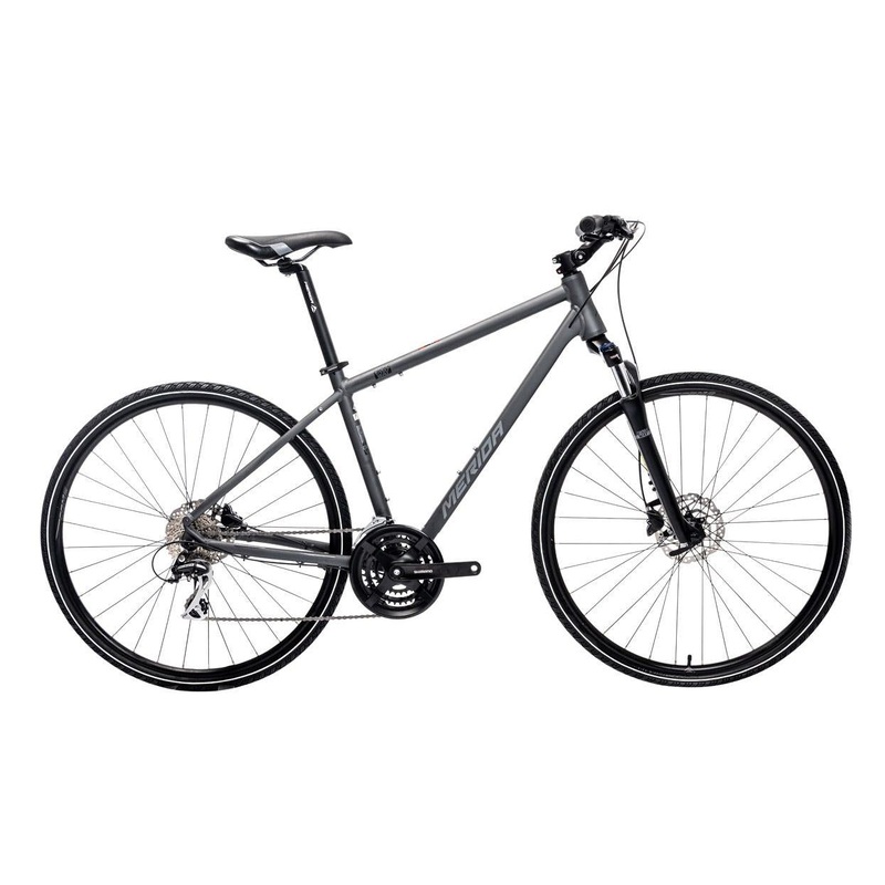 Merida Crossway 20-D Hybrid Bike Black/Silver