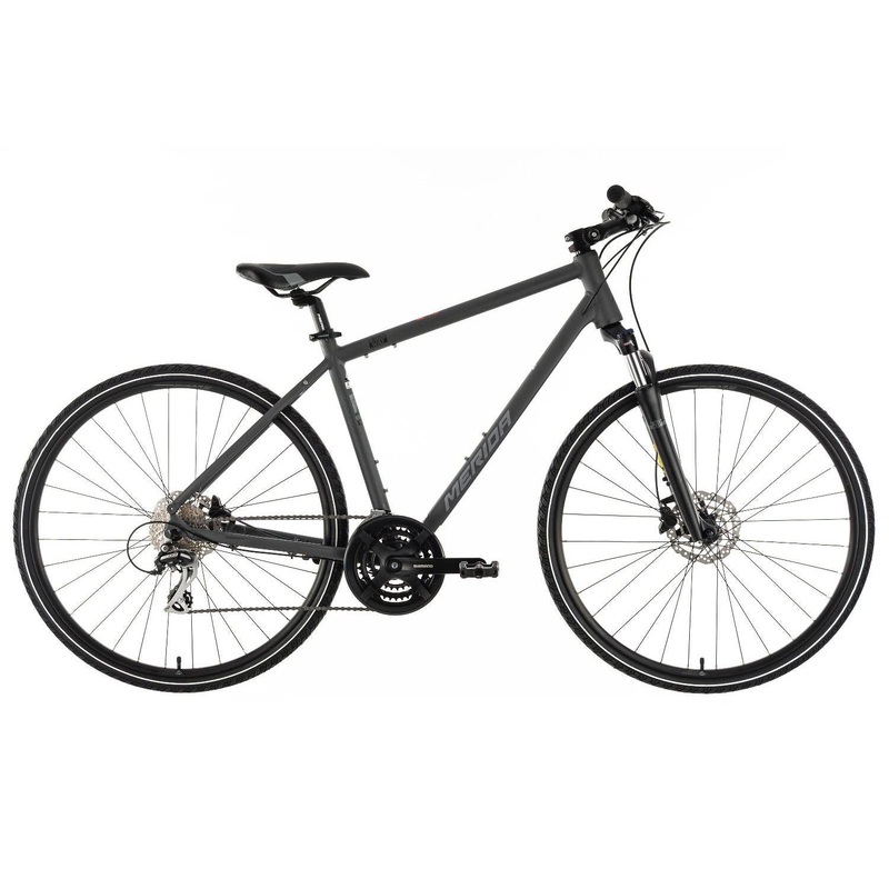 Merida Crossway 20 Hybrid Bike Silk Anthracite/Grey/Black
